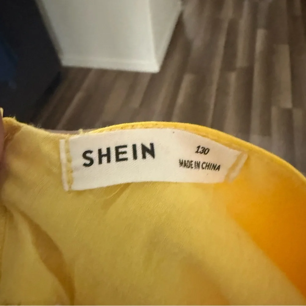 SHEIN Vibrant Yellow Fabric